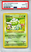 Bulbasaur 1999 Pokemon Game Shadowless #44 PSA 10