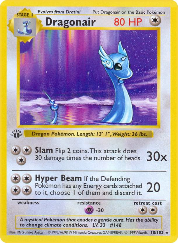 Dragonair - Base Set (Shadowless) (Bss)