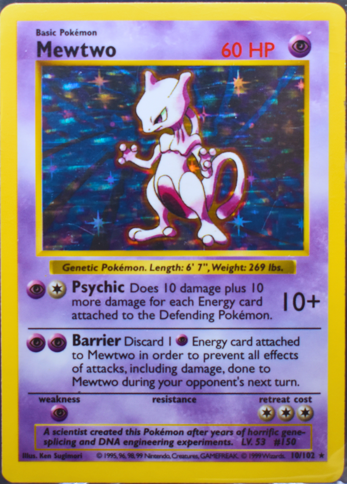Mewtwo - Base Set (Shadowless) (Bss) (Unlimited)