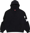 Supreme Big Logo Jacquard Hooded Sweatshirt Black