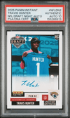 Graded 2025 Panini Instant Travis Hunter #NFLDN2 NFL Draft Night Auto Rookie RC Football Card Authentic Auto PSA 10 Gem Mint
