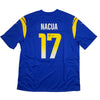 Autographed/Signed Puka Nacua #17 Los Angeles LA Rams Blue Authentic Nike Rookie Football Jersey Fanatics COA