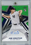 2026 Topps Cam Schlittler #BSACSC Baseball Stars Autograph Card Green /99 Rookie RC Baseball Card