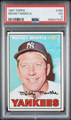 Graded 1967 Topps Mickey Mantle #150 Baseball Card PSA 3 Very Good