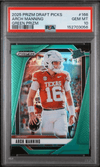 Graded 2025 Panini Prizm Draft Picks Arch Manning #166 Green Prizm Rookie RC Football Card PSA 10 Gem Mint