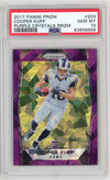 Graded 2017 Panini Prizm Cooper Kupp #203 Purple Crystals Prizm /75 Rookie RC Football Card PSA 10 Gem Mint