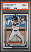 2024 Bowman Draft Chrome Refractor Carson Benge #BDC28 PSA 10