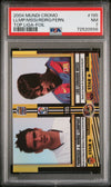 2004 Mundi Cromo Top Liga Foil Borja Fernandez/Daniel Rodriguez/Francisco Llompart/Lionel Messi #195 PSA 7