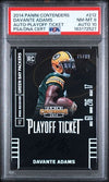 Graded 2014 Panini Contenders Davante Adams #212 Playoff Ticket Auto /99 Rookie RC Football Card PSA 10 Gem Mint