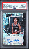 Graded 2025 Topps Dylan Harper #NA-DH New Applicant Holo Foil Auto Rookie RC Basketball PSA 9 Card PSA 10 Auto Gem Mint