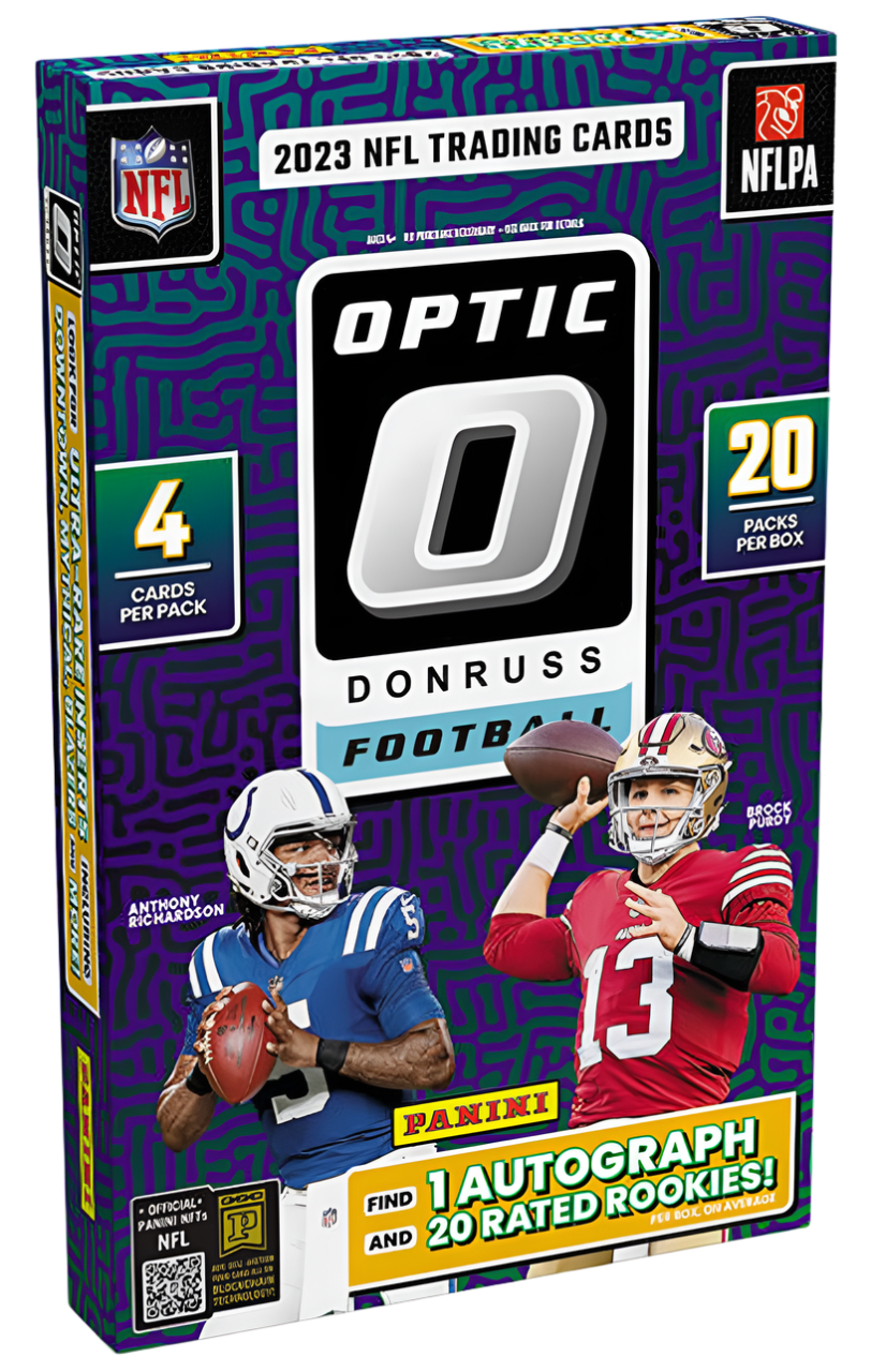 2023 Panini Donruss Optic Football Hobby Box (Cassius Marsh Stream Only)