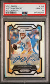 2023 PANINI PRIZM 158 JUSTIN HERBERT AUTOGRAPH PSA 10
