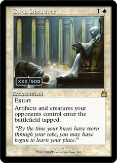 Blind Obedience (Retro Frame) (Serial Numbered) - Ravnica Remastered (Rvr)