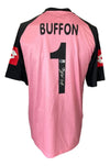 Gianluigi Buffon Signed Juventus Lotto Pink Soccer Jersey BAS