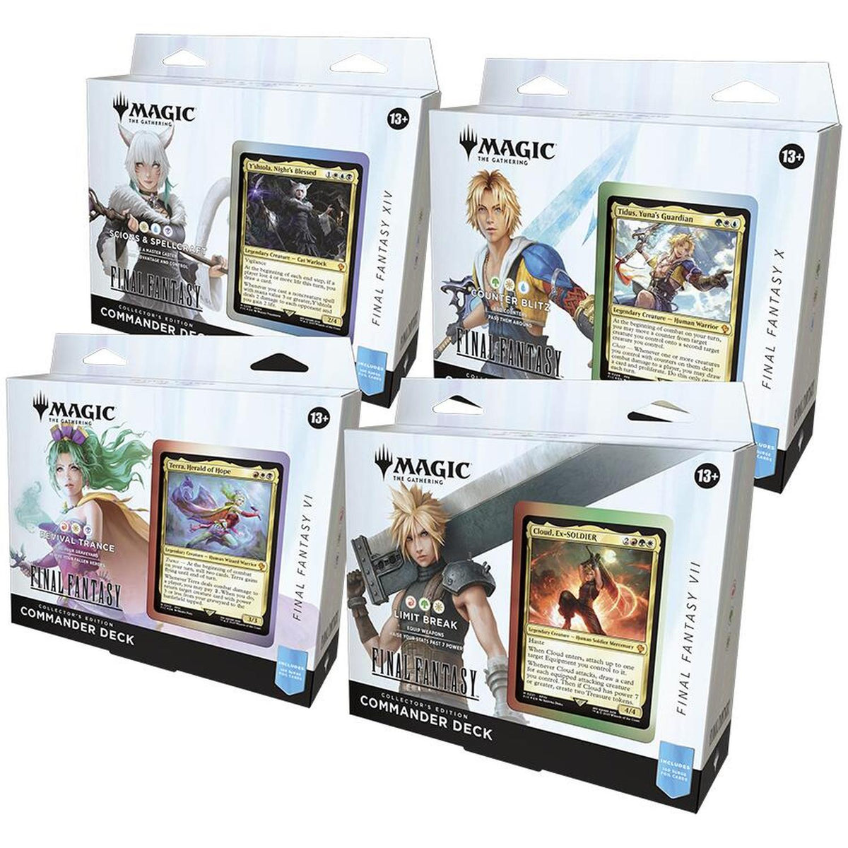 Final Fantasy - Commander Deck: Collector's Edition Display