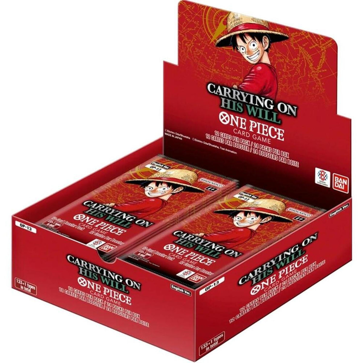 Carrying On His Will Booster Box - One Piece (Op-13)