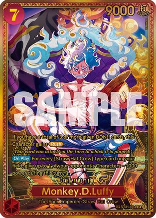 Monkey.D.Luffy (St31-004) (Sp) (St31-004) - The World's Strongest Warriors Foil