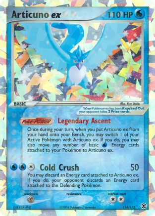 Articuno Ex (114/112) - Firered & Leafgreen Holofoil