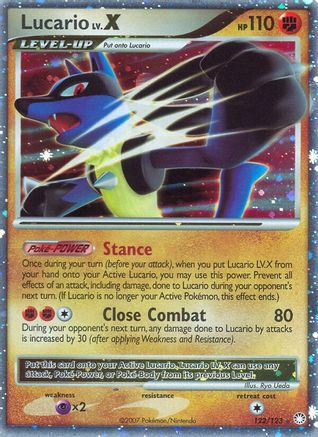 Lucario Lv.X (122/123) - Mysterious Treasures Holofoil