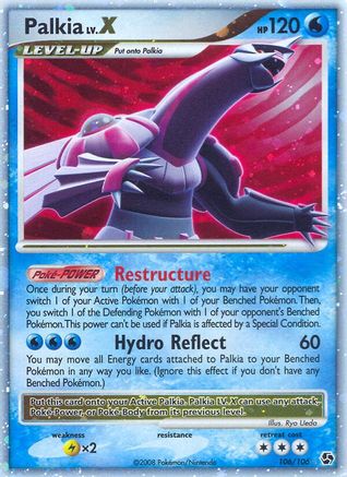 Palkia Lv.X (106/106) - Great Encounters Holofoil