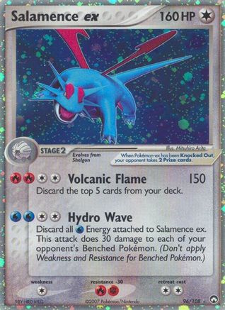 Salamence Ex (96/108) - Power Keepers Holofoil