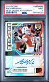 Graded 2025 Panini Score Arch Manning #NEN-AMA Next Era Auto Texas Longhorns Rookie RC Football Card PSA 9 Mint