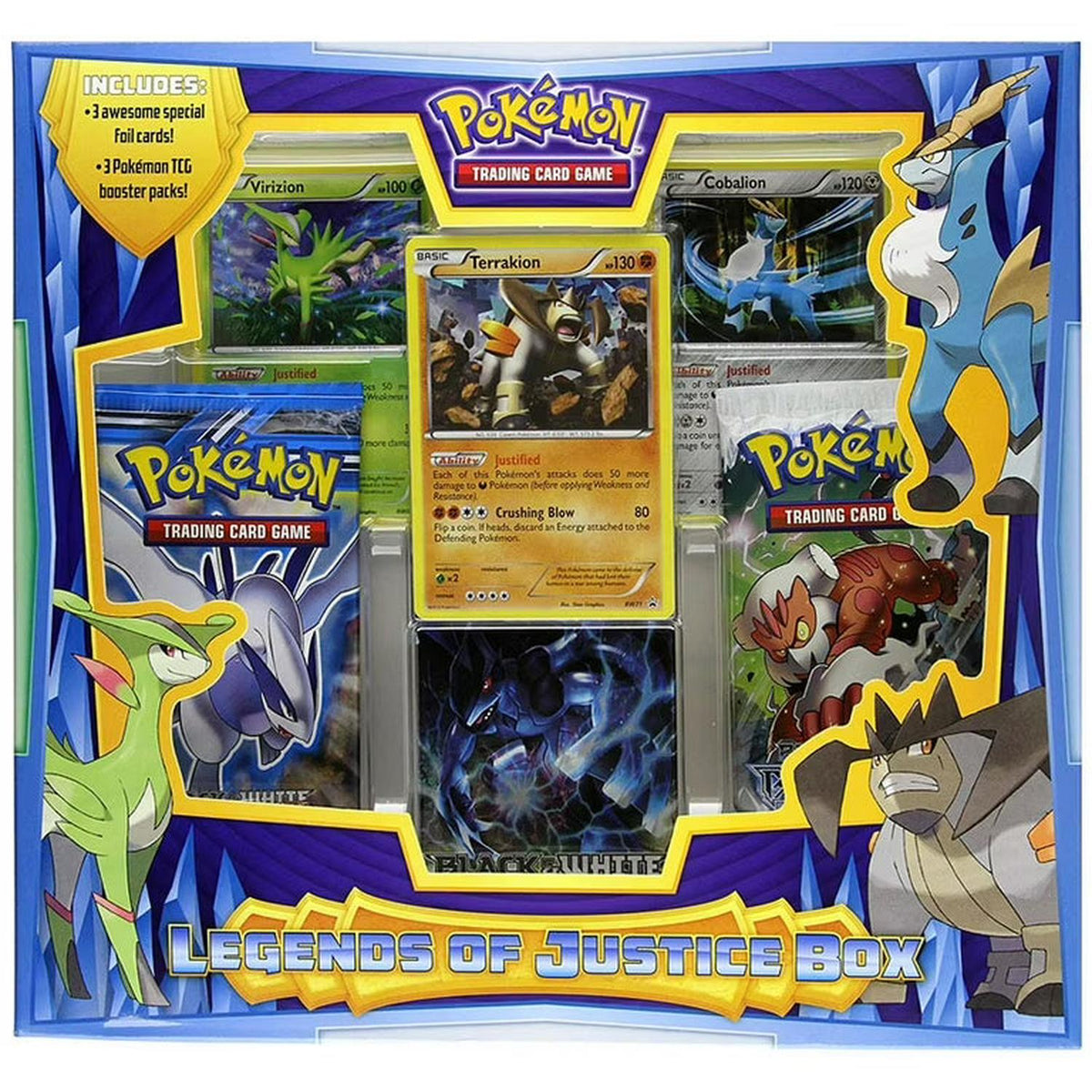 Pokemon: Black & White Legends Of Justice Sealed Box