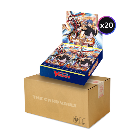Cardfight!! Vanguard - Symphony Of Might & Bloom - Display Case (20X Booster Boxes)