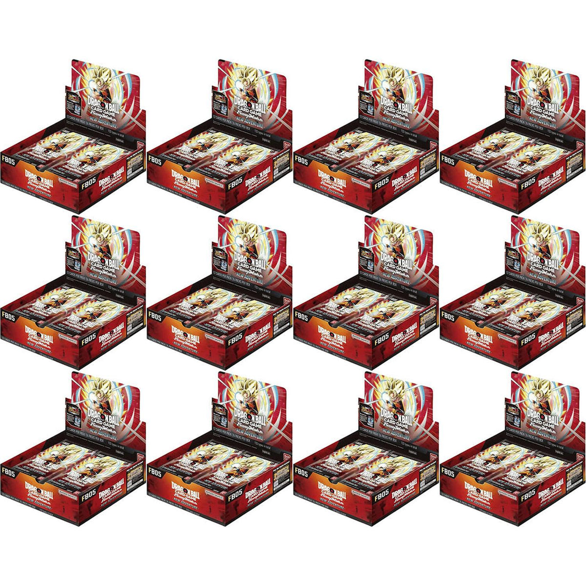 Dragon Ball Fusion World Fb05 New Adventure Booster Box Case