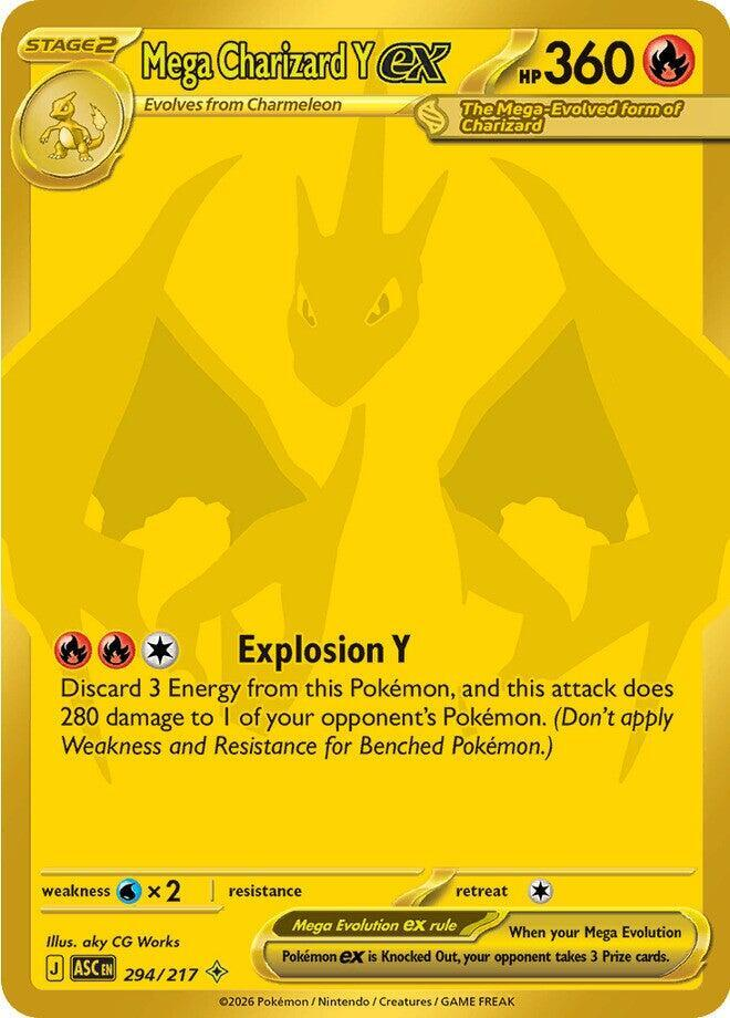 Mega Charizard Y Ex - 294/217 - Me: Ascended Heroes (Asc)