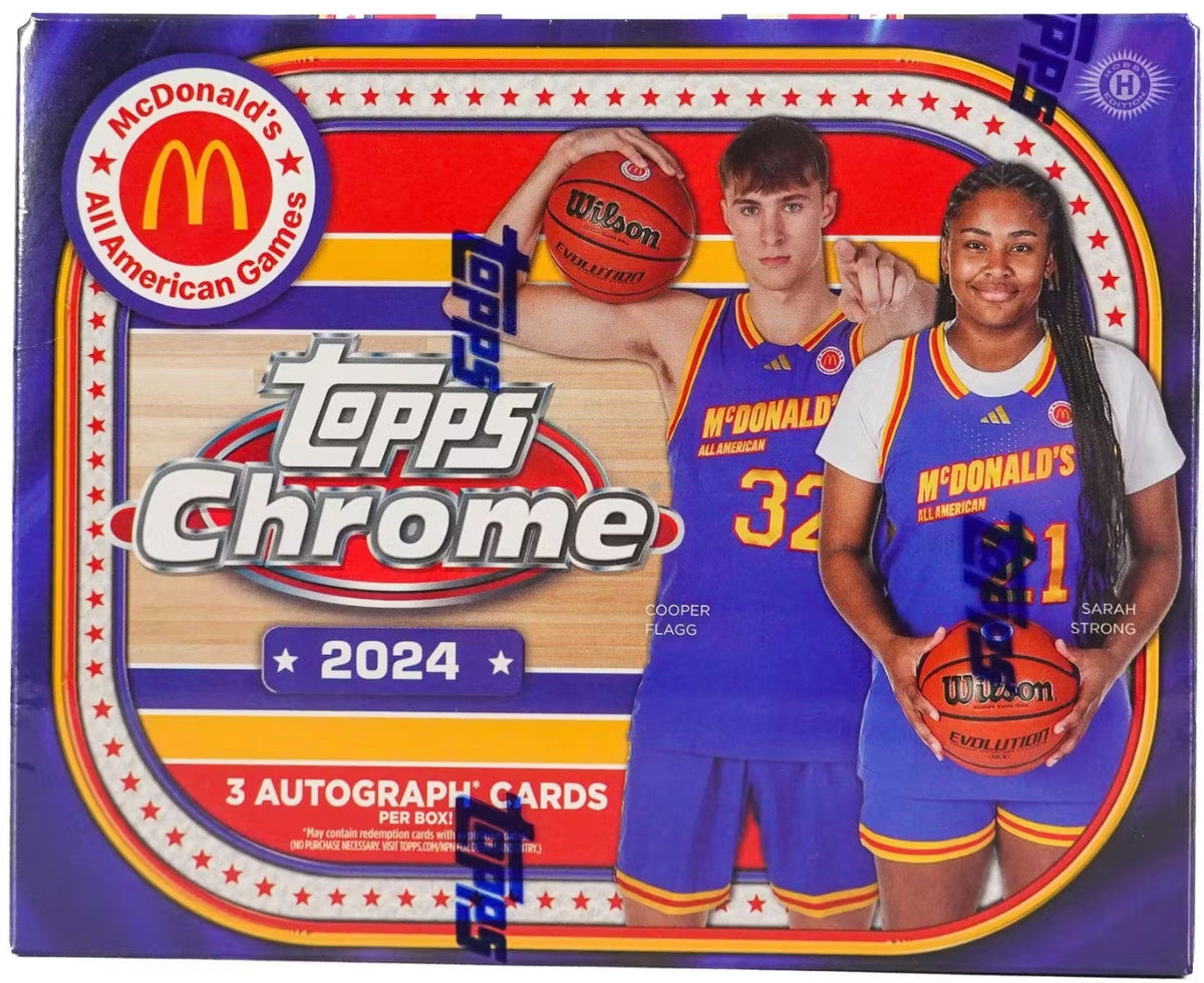 2024 Topps Chrome Mcdonalds All American Basketball Hobby Box