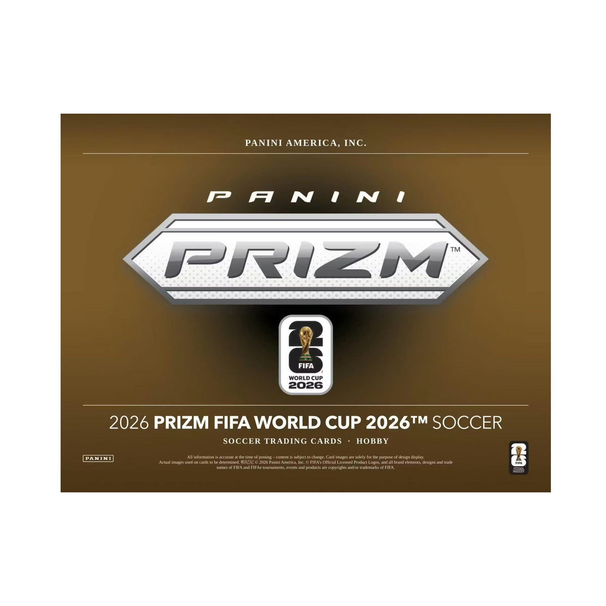 2026 Panini Prizm World Cup Soccer Hobby Blaster Box