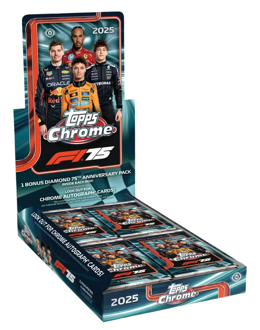2025 Topps Chrome Formula 1 Hobby Box