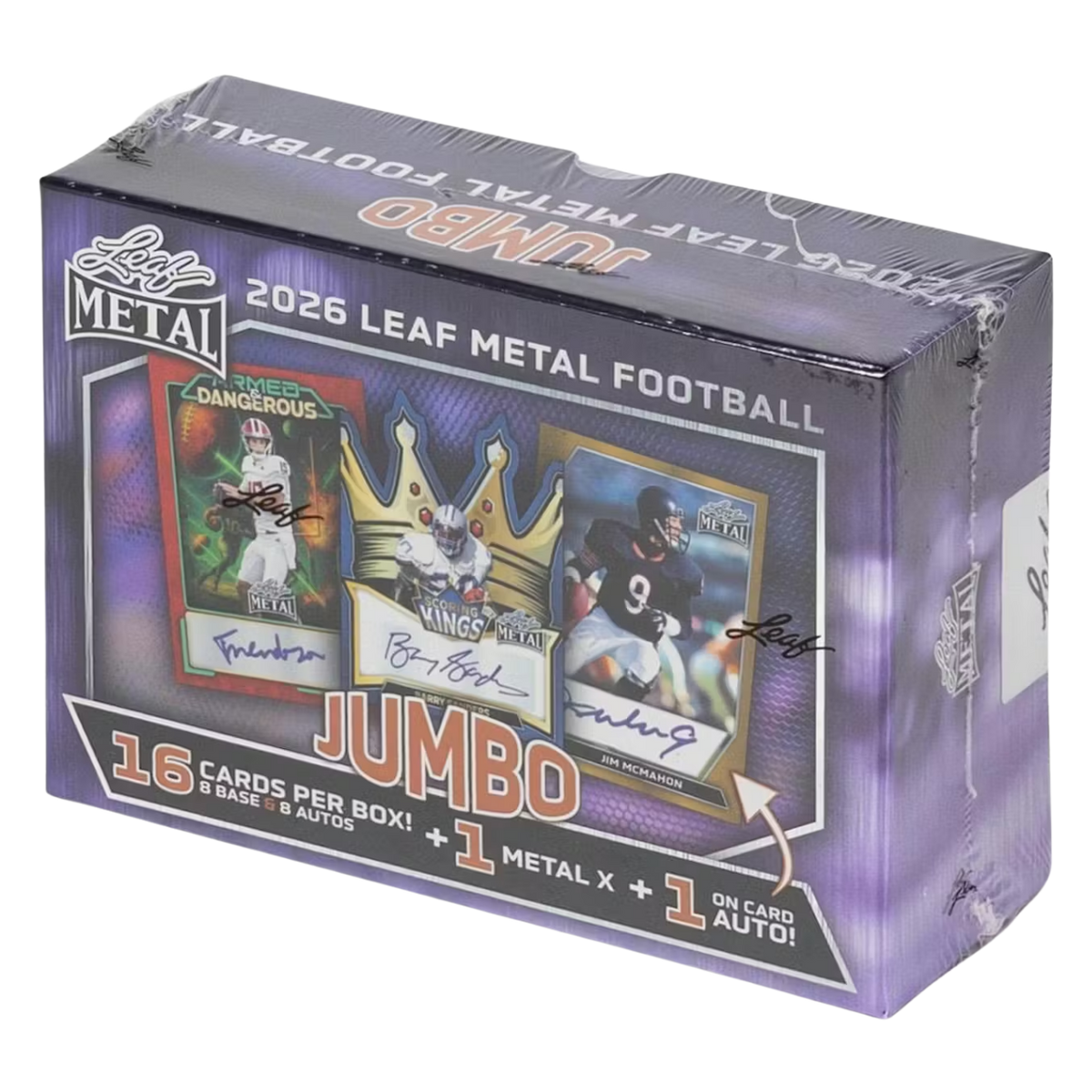 2026 Leaf Metal Football Hobby Jumbo Box