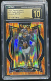 2024 Select Concourse Orange Prizm Shock #25 Caleb Williams RC /499 CGC 10
