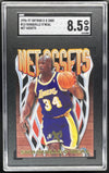 1996 Skybox EX-2000 Net Assets #13 Shaquille O'Neal SGC 8.5