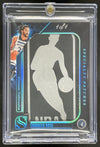 2024-25 Panini Silhouette Specialty Patches Logo Man #SP-DRS Derrick Rose /1