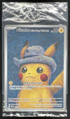 2023 Pokemon Black Star Promos Promos #085 Pikachu Van Gogh Grey Felt Hat Sealed
