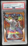 2022 Bowman University Chrome Orange Shimmer #94 Jaxson Dart /25 PSA 10