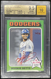 2024 Topps Heritage High Number Real One Red Ink Mookie Betts Auto /75 BGS 9.5