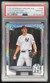 2025 Bowman Chrome Mega Box Chrome Prospects Mojo #166 Cam Schlittler RC PSA 10