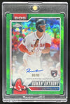 2026 Topps Chrome LogoFractor Rookie Green #RA-RA Roman Anthony RC Auto /99