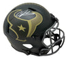 Andre Johnson Signed Houston Texans FS Salute To Service Rep Speed Helmet BAS