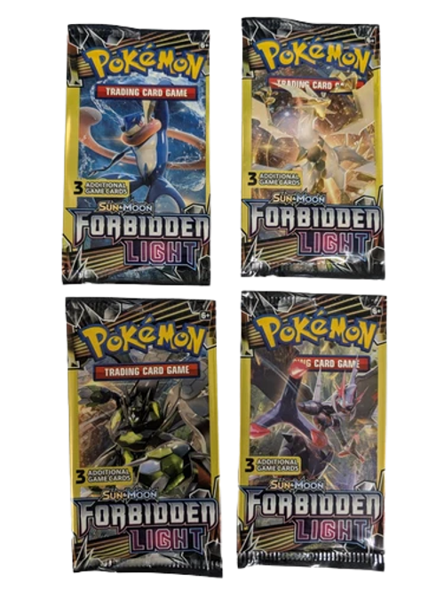 Sealed Case Forbidden Light 3 Cards Packs