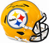 Terry Bradshaw Signed Steelers Full Size Yellow Authentic Speed Helmet GTSM