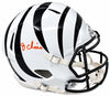 Ja'Marr Chase Signed Cincinnati Bengals FS White Authentic Speed Helmet BAS
