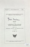 Bill Clinton Signed Autographed Political 5x8 Impeachment Letter JSA