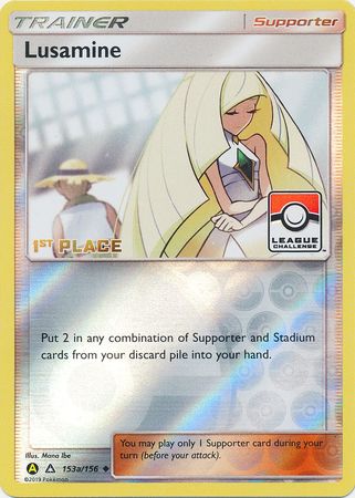 Lusamine 153A/156 (1St Place League Challenge) Sealed