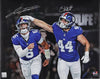 Jaxson Dart Cam Skattebo Signed 16x20 New York Giants Photo Fanatics