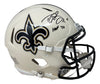 Drew Brees Signed New Orleans Saints FS Retro Authentic Speed Helmet HOF 26 BAS
